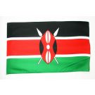 Drapeau Kenya 150x90 cm | Drapeau kenyan Polyester léger Oeillets métalliques