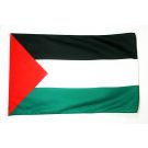 Drapeau Palestine 150x90 cm | Drapeau palestinien Polyester léger Oeillets métalliques
