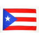 Drapeau Porto Rico 150x90 cm | Drapeau portoricain Polyester léger Oeillets métalliques