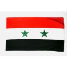 Drapeau Syrie 150x90 cm | Drapeau syrien Polyester léger Oeillets métalliques