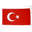 Drapeau Turquie 150x90 cm | Drapeau turc Polyester 100D Oeillets métalliques