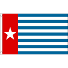 Drapeau Organisation pour une Papouasie libre 150x90 cm Polyester 100D Oeillets métalliques