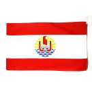 Drapeau Polynésie française 90x60 cm | Drapeau polynésien Usage Extérieur Anneaux Plastiques