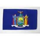 Drapeau New York 150x90 cm | Drapeau new yorkais Polyester 100D Oeillets métalliques