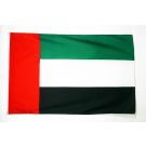 Drapeau Emirats Arabes Unis 150x90 cm | Drapeau émirati Polyester léger Oeillets métalliques