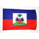 Drapeau Haïti 150x90 cm | Drapeau haïtien Polyester 100D Oeillets métalliques