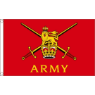 Drapeau Armée de terre britannique 150x90 cm Polyester 100D Oeillets métalliques