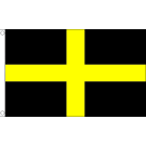 Drapeau Saint David 150x90 cm Polyester 100D Oeillets métalliques