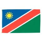 Drapeau Namibie 150x90 cm | Drapeau namibien Polyester 100D Oeillets métalliques