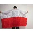 Drapeau Cape Pologne 150x90 cm | Body flag polonais Polyester léger 