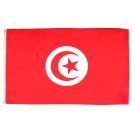 Drapeau Tunisie 150x90 cm | Drapeau tunisien Polyester 100D Oeillets métalliques