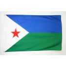 Drapeau Djibouti 150x90 cm | Drapeau djiboutien Polyester 100D Oeillets métalliques
