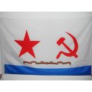 Drapeau Forces militaires navales URSS 150x90 cm Polyester 100D Fourreau pour hampe