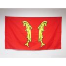 Drapeau Principauté de Montbéliard 150x90 cm Polyester 100D Fourreau pour hampe