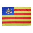 Drapeau Sicile Indépendentiste 150x90 cm Polyester 100D Fourreau pour hampe