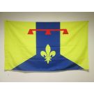 Drapeau Bouches du Rhône 150x90 cm Polyester 100D Fourreau pour hampe