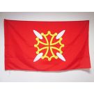 Drapeau Haute-Garonne 150x90 cm Polyester 100D Fourreau pour hampe