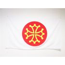 Drapeau Hérault 150x90 cm Polyester 100D Fourreau pour hampe