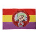 Drapeau Espagne Volontaires Internationaux Liberté 150x90 cm Polyester 100D Fourreau pour hampe