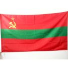 Drapeau Transnistrie 150x90 cm Polyester 100D Fourreau pour hampe