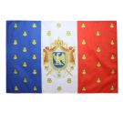 Drapeau Etendard de Napoléon III 150x90 cm Polyester 100D Fourreau pour hampe