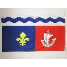 Drapeau Hauts-de-Seine 150x90 cm Polyester 100D Fourreau pour hampe
