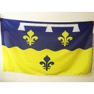 Drapeau Loir-et-Cher 150x90 cm Polyester 100D Fourreau pour hampe