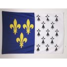 Drapeau Brest 150x90 cm | Drapeau brestois Polyester 100D Fourreau pour hampe