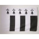 Drapeau Rennes 150x90 cm | Drapeau rennais Polyester 100D Fourreau pour hampe