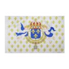 Drapeau Roi de France Fleur de Lys 150x90 cm Polyester 100D Fourreau pour hampe