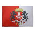 Drapeau Royaume de France Grandes Armes 150x90 cm Polyester 100D Fourreau pour hampe