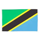 Drapeau Tanzanie 150x90 cm | Drapeau tanzanien Polyester 100D Oeillets métalliques