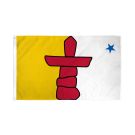 Drapeau Nunavut 150x90 cm Polyester 100D Oeillets métalliques