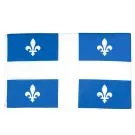 Drapeau Québec 150x90 cm | Drapeau québécois Polyester 100D Oeillets métalliques