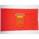 Drapeau Navarre 150x90 cm | Drapeau navarrais Polyester 100D Oeillets métalliques