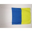 Drapeau Canaries sans écusson 150x90 cm | Drapeau canarien Polyester 100D Oeillets métalliques