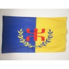 Drapeau Kabylie auto-proclamé GPK 150x90 cm Polyester 100D Fourreau pour hampe
