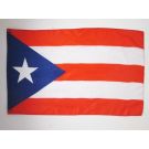 Drapeau Porto Rico 150x90 cm | Drapeau portoricain Polyester léger Fourreau pour hampe