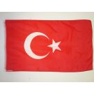 Drapeau Turquie 150x90 cm | Drapeau turc Polyester léger Fourreau pour hampe