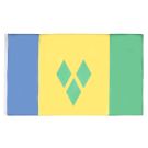 Drapeau Saint Vincent 150x90 cm | Drapeau saint-vincentais Polyester 100D Oeillets métalliques