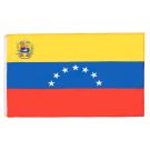Drapeau Vénézuela Ancien Avec Ecusson 150x90 cm Polyester 100D Oeillets métalliques