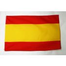 Drapeau Espagne sans armoiries 150x90 cm | Drapeau espagnol Polyester 100D Oeillets métalliques