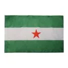 Drapeau Andalousie Arbonaida 150x90 cm | Drapeau andalous Polyester 100D Fourreau pour hampe