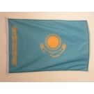 Drapeau Kazakhstan 90x60 cm | Drapeau kazakh Usage Extérieur Anneaux Plastiques