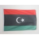 Drapeau Libye 90x60 cm | Drapeau libyen Usage Extérieur Anneaux Plastiques