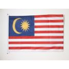 Drapeau Malaisie 90x60 cm | Drapeau malaisien Usage Extérieur Anneaux Plastiques