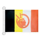 Pavillon nautique American Indian Movement 45x30 cm Anneaux Plastiques