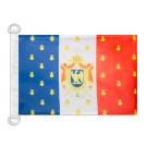 Pavillon nautique Etendard de Napoléon III 45x30 cm Anneaux Plastiques