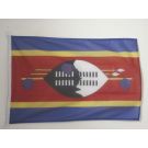 Drapeau Eswatini 90x60 cm | Drapeau swazi Usage Extérieur Anneaux Plastiques