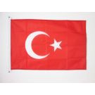 Drapeau Turquie 90x60 cm | Drapeau turc Usage Extérieur Anneaux Plastiques